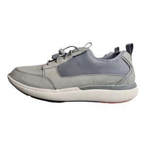 Clarks Women's Wave 2.0 Walk Lace Waterproof Shoe Gray Sneaker Athletic Size 7